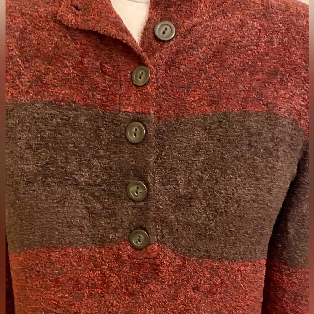 Woolrich Women’s StillCreek Red Brown Mock Neck Long Sleeve Casual Sweater SZ M